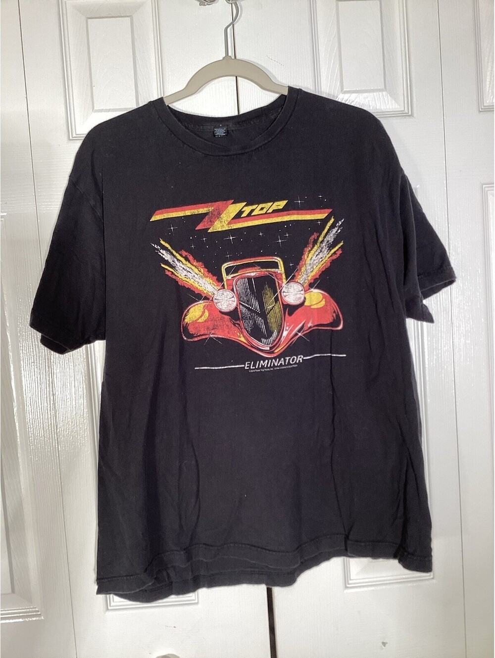 Vintage 1983 ZZ Top Eliminator Album Black Unisex Tee Size: Xl